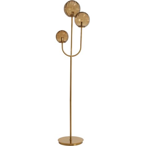 Light & Living - stehlampe - Magdala - gold - glas metall -