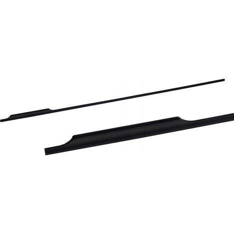Maniglia per mobili trapuntata 1200 mm 120 cm 1,2 m Nero opaco AKS mobili moderni per armadi (1/4)