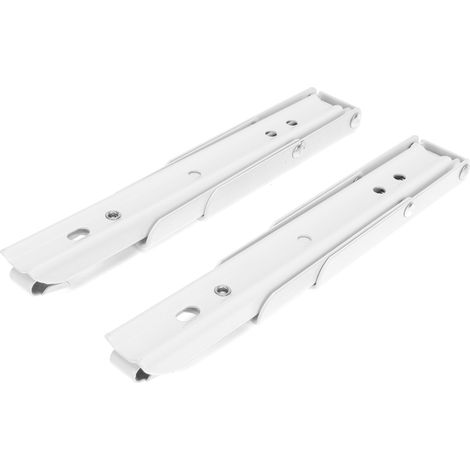 Set aus 2 klappbaren Regalträgern aus kaltgewalztem Stahl, stabile Wandmontage mit dicker Feder (1/5)