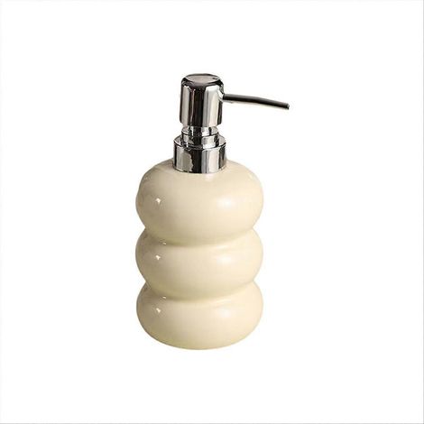 Flacon à main en céramique pour shampoing, eau cosmétique, distributeur de savon, accessoires de salle de bain. (1/5)