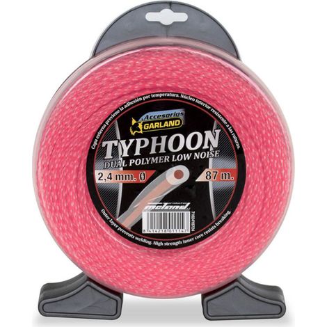 Filo di taglio Garland Typhoon trasparente 2 4 mm 87 m