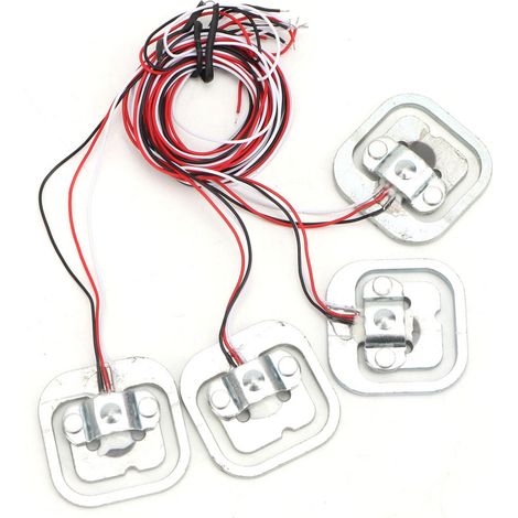 Modul HX711, Satz mit 4 persönlichen Halbbrücken-Dehnungsmessstreifen-Wägezellen, 50 kg (1/5)