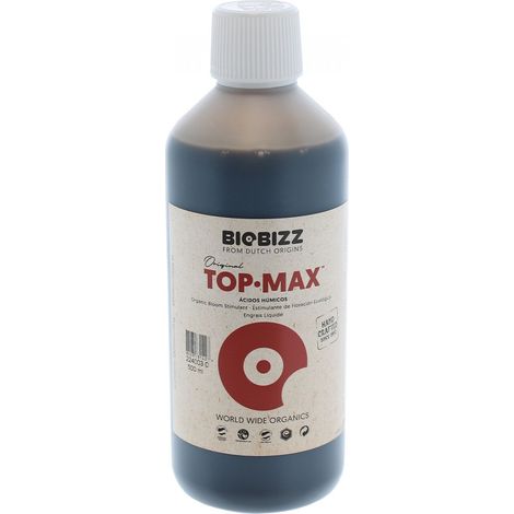 Stimulant floraison TOP.MAX 500ml – Engrais biologique triple action – Augmente taille et poids des fruits – Compatible tous programmes de fertilisation – Biobizz (1/3)