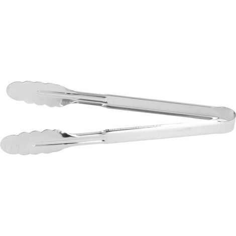 33,5 cm lange Küchenzange aus Edelstahl, robust und vielseitig für Grillen und Camping (1/5)