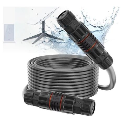 Kit de Réparation D'Extension de Câble Starlink de 75 Pieds, Accessoires Starlink Prenant en Charges Le Protocole 1000 Mbps(Gris) (1/5)