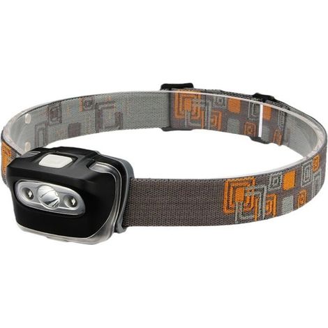 2 pièces Lampe Frontale Flash à LED 1000 lumens 6 Modes, résistante à l'eau pour matériel de Camping, extérieur, Urgence, Course, incluant Un Bandeau réglable et Une Lampe de sécurité Rouge. (1/5)