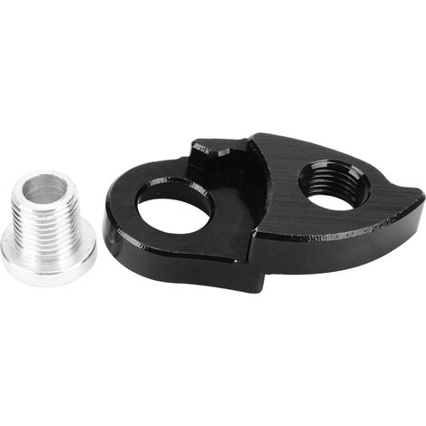 Support de dérailleur arrière vélo, crochet en aluminium noir, rallonge pour bicyclette, accessoire de cyclisme. (1/5)