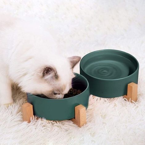 400-ml-Keramiknapf für Hunde und Katzen – Strapazierfähiges Material – Schwerer Boden für sicheren Stand – Spülmaschinenfest (1/4)