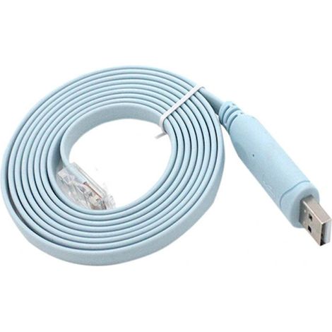 USB-zu-RJ45-Konsolenkabel, USB-zu-RS232-Serielladapter, USB-Konsolenkabel für Router- und Switch-Konfiguration, Netzwerk-Debugging und administrative Steuerung. (1/5)