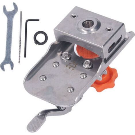 Gabarit de perçage pour trous de charnière, distance au bord réglable de 3 à 7 mm, serrage rapide, positionnement précis, guide de perçage de 35 mm-Crezuo (1/4)