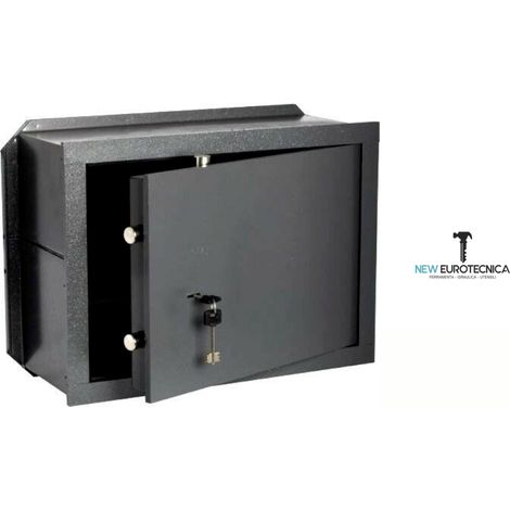 Cassaforte da muro incasso chiave meccanica 420x200x300