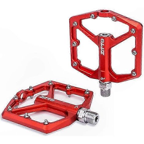Pédales plates vélo avec axe en acier et 32 picots, pièce de rechange pour cyclisme (1/5)