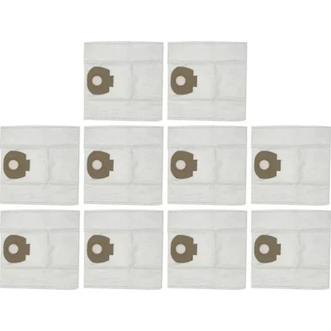 Filiyano-Lot de 10 sacs pour aspirateur robot Makita VC2010L, VC2512L, VC2012L, VC3011L et VC3012L (pièces détachées) (1/4)