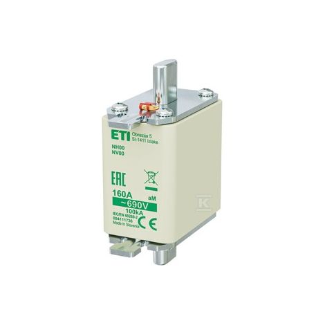 Enlace fusible NH00 AM 160A/690V