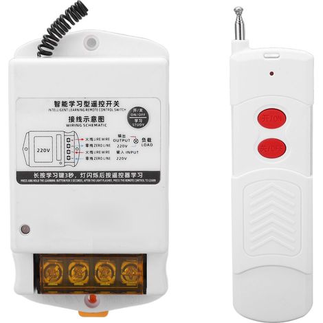 Interrupteur sans fil intelligent pour pompe à eau et gros électroménagers 220V AC BEM 2203 (1/5)