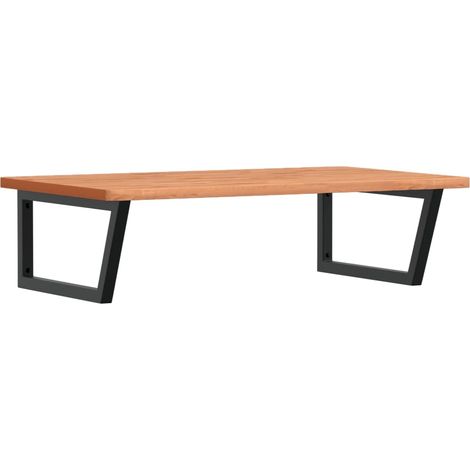 Maison Exclusive - Waschbeckenregal Wandmontage Stahl und Massivh