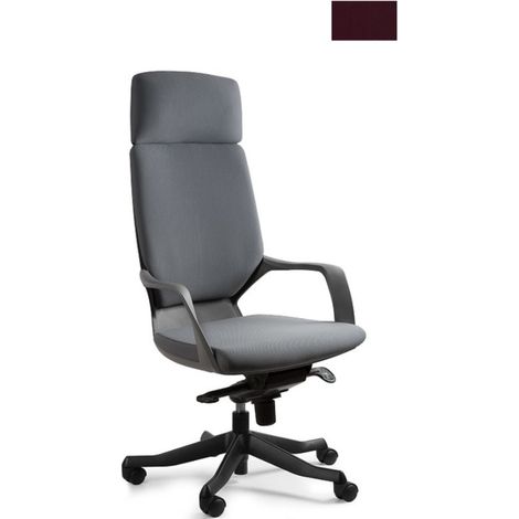 Sedia da ufficio Apollo BL403 bordeaux/nera (1/5)
