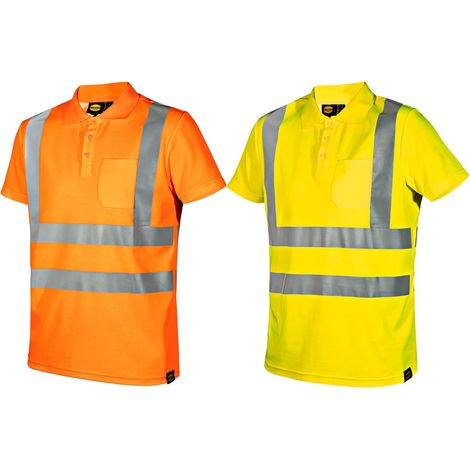 Polo alta visibilità Diadora Utility MC HV  - M - Giallo