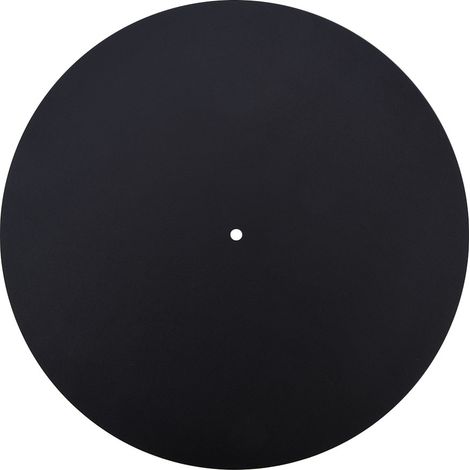 Tapis tourne-disque en vinyle antistatique, sous-platine en cuir véritable souple (1,5 mm) (1/5)