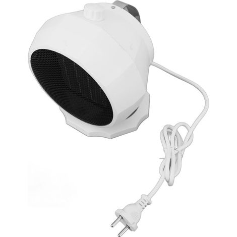 Mini stufetta elettrica portatile, a risparmio energetico, regolabile per ufficio, dormitorio, camera da letto, bianca, 1000-1800W, spina UE 220V -Crezuo