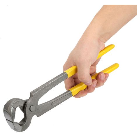 Pince à clous en acier au carbone (1 pièce), outil pour retirer les fixations et travailler le bois (12 pouces) (1/5)