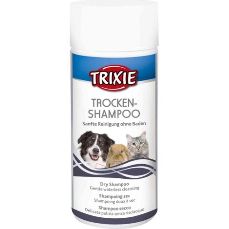 Shampoing sec poudre 100g pour chien, chat - Trixie (1/3)