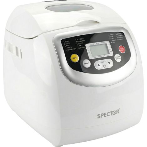 Spector Bread Maker 2lb Loaf Machine with 19 Programmer Timer 3 Crust Non-Stick (1/5)