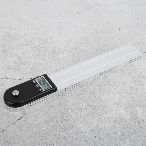 Rapporteur numérique 2 en 1, règle de mesure d'angle magnétique précise en alliage d'aluminium, 30,5 cm (12 pouces) (1/5)