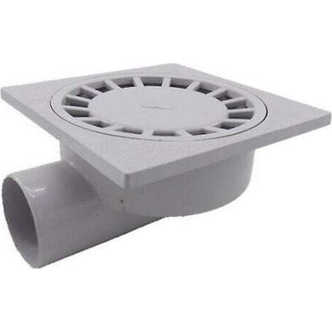 Par 200mm X 200mm Sortie 75mm Siphon de Sol Salle de Bains Salle Humide Douche Plastique Pvc1pcs-blanc (1/5)