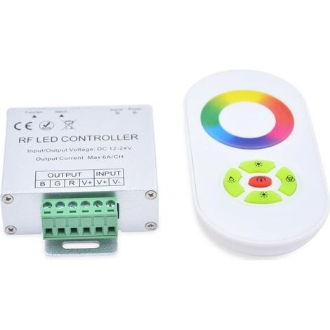 18A RGB-Controller (6A/Kanal) 12/24V DC + Fernbedienung (1/5)