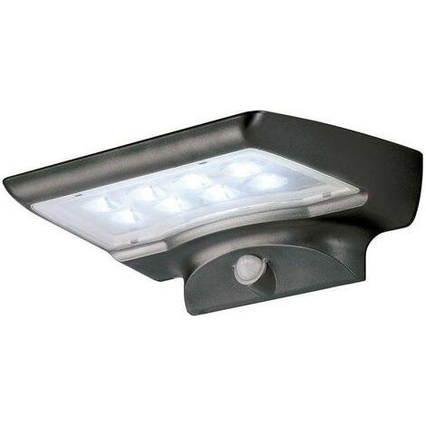 Solar 350 Außenwandleuchte mit LED-Licht in Kaltweiß 6000K in Schwarz (1/2)