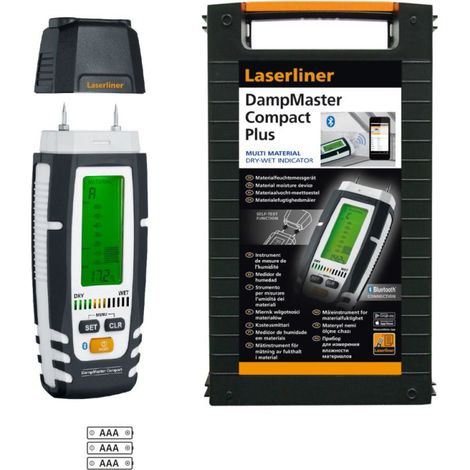 Misuratore di umidità LASERLINER 082.321A - DampMaster Compact Plus (1/4)