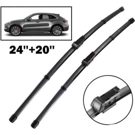 Balai Essuie-Glace Avant - 60 cm + 48 cm - Pour Volvo XC90 MK2 2016 à 2023 - Lot de 2 (1/5)