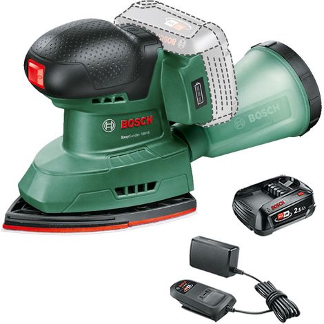 Bosch 06033E3000 EasySander 18v Cordless Multisander Sander + 2.5AH Battery Kit