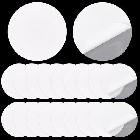 20 pièces Patch de réparation pour Piscine Rond Transparent étanche TPU Auto-adhésif Ruban de réparation pour Piscine Gonflable pour Matelas pneumatique lit d'air Maison Gonflable Tente (1/5)