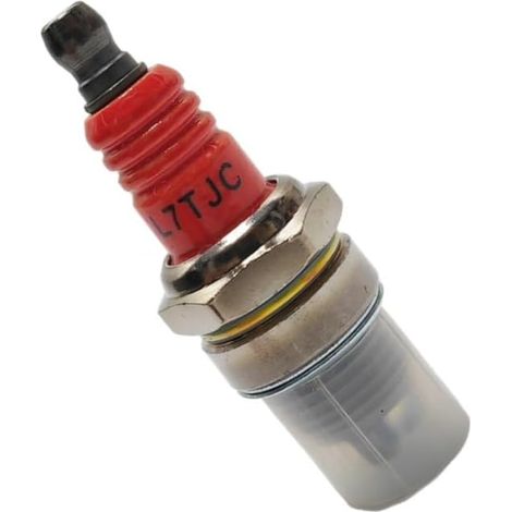 Bougie d'allumage tripolaire L7TJC Compatible avec tronçonneuses et débroussailleuses - Accessoires for Outils de Jardin motorisés Pièces d'entretien (1/4)