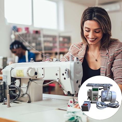 Electric Sewing Machine Motor Industrial Sewing Machine Motor 220V 750W Energy Saving Servo Motor 200-6500 RPM Sewing Machines (1/4)