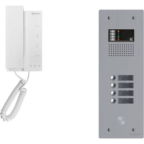 Kit interphone avec 4 combinés GOLMAR Collectif (1/2)