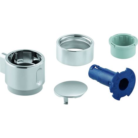 Grohe Absperrgriff für Grohtherm Fertigmontageset, Mattschwarz, 490832430 (1/2)