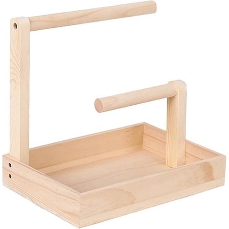 Présentoir bijoux 2 niveaux – Bois clair – Tiroirs – Colliers, bracelets, bagues – Rangement et affichage (1/5)