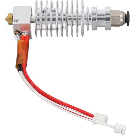 Tête d'impression d'extrudeuse à fil chaud avec couvercle en silicone pour imprimante 3D, alimentation fluide, remplacement de tête d'impression 40 W DC12 V (1/5)
