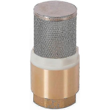 Rückschlagventil mit Edelstahlsieb, 82 x 48 mm, langlebige Goldoberfläche (1/5)