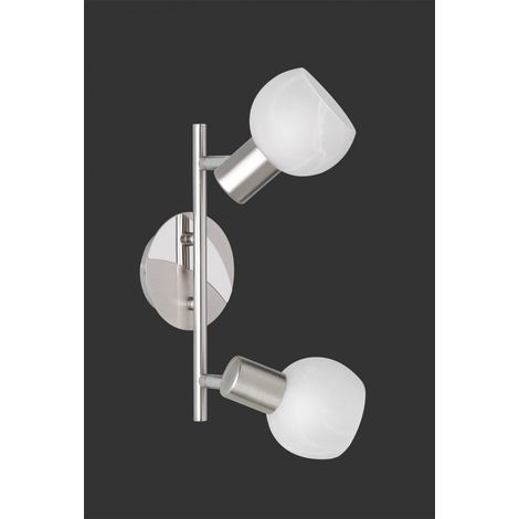 Foco de Techo 2 Led Orientable Antibes Niquel Trio Iluminación