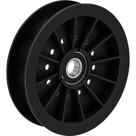 Poulie de renvoi plate pour tondeuse à gazon, adaptée à Hustler 784504, facile à installer, remplacement de roue résistant à l'usure 109 – 0977 (1/5)