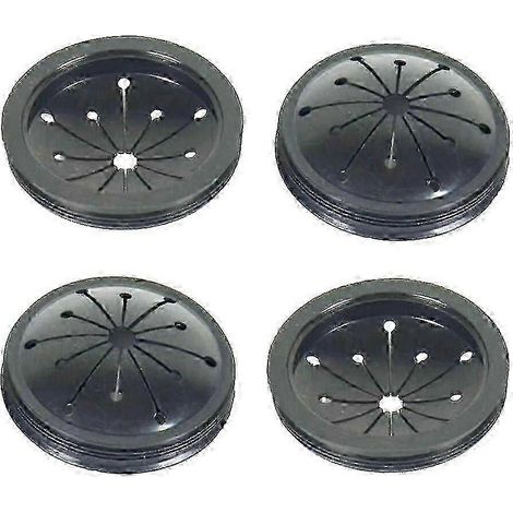 Ensemble de 4 accessoires pour broyeurs d'évier Sinkmaster et Whirlaway avec protections anti-éclaboussures de 3-1/8 pouces pour broyeurs d'évier (1/4)
