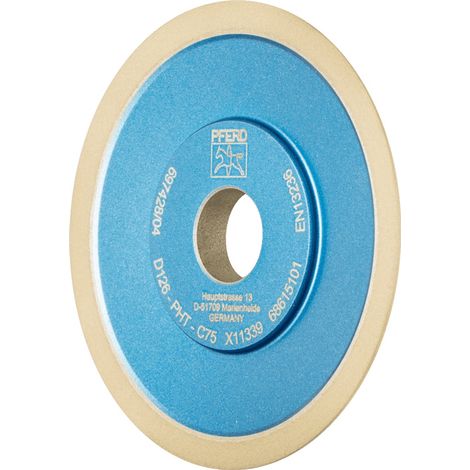 PFERD TOOLS Diamant-Schleifscheibe Kunstharz 4BT9 PHT 125 mm D126 (mittel) Trockenschliff (1/2)