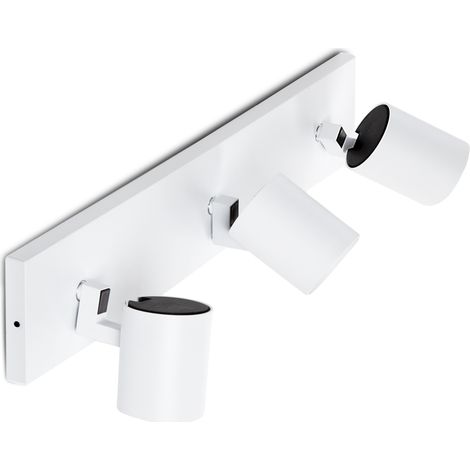 Aplique de Pared "Lumiastra" 3xGU10 Blanco Sin BombillaGreenice