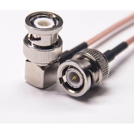 Verlängerungskabel BNC-Stecker auf gerader BNC-Stecker, 50 Ohm, Videoüberwachung, RF-Verlängerungskabel (1 m) (1/4)
