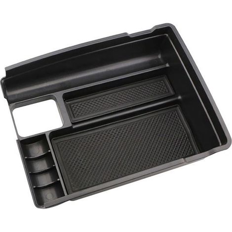 color: Black Material: ABS Armrest storage box for car interior accessories Suitable for daily use. (1/5)