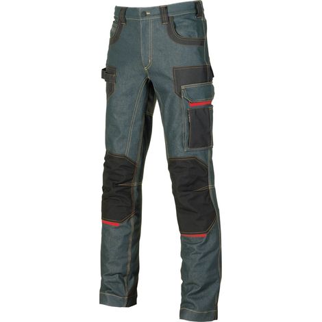 U-Power Platinum Buttom Pantaloni da lavoro in tessuto jeans - 48 (1/10)